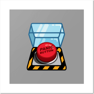 Panic Button Posters and Art